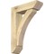 Ekena Millwork Thorton Slat Rough Sawn Bracket w/ Offset Brace, Douglas Fir, 6"W x 20"D x 28"H BKT0604X20X28THR06RDF - alternate 1